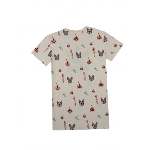 Adidas Women Graphic Print T-Shirt – Retro Street Style